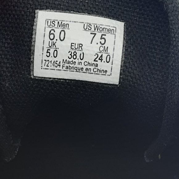 Vans Unisex Tartan Plaid Print Lace Up Skateboard Sneaker. - Picture 10 of 13